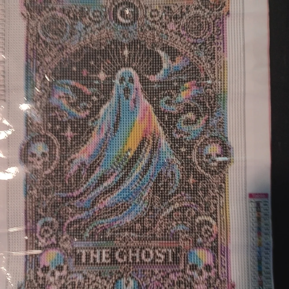 Colorful Ghost Tarot Card Diamond Painting Kit 30x40